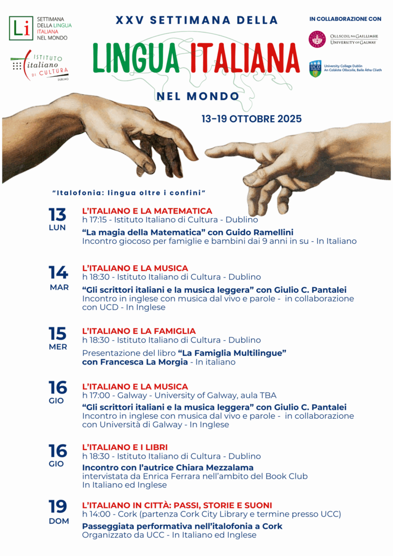 LOCANDINA SETTIMANA DELLA LINGUA ITA