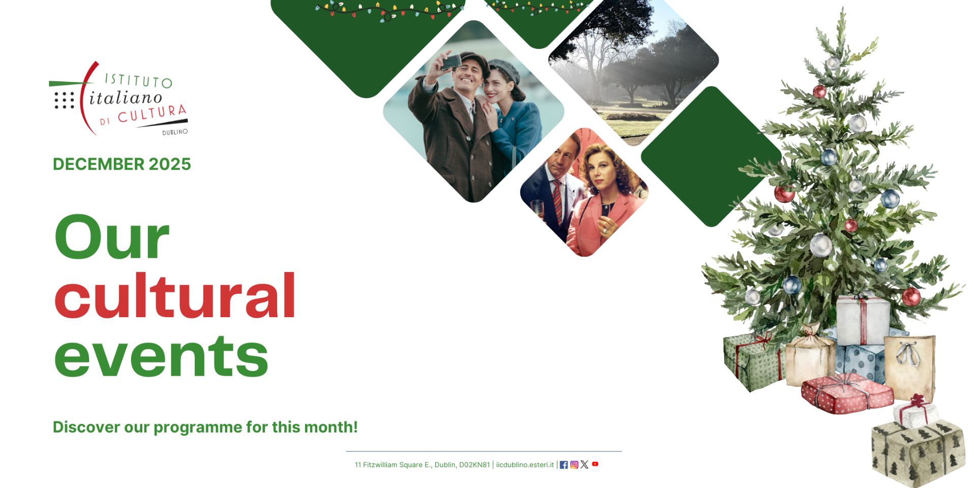 Scopri il nostro programma degli eventi di Dicembre 2025!
