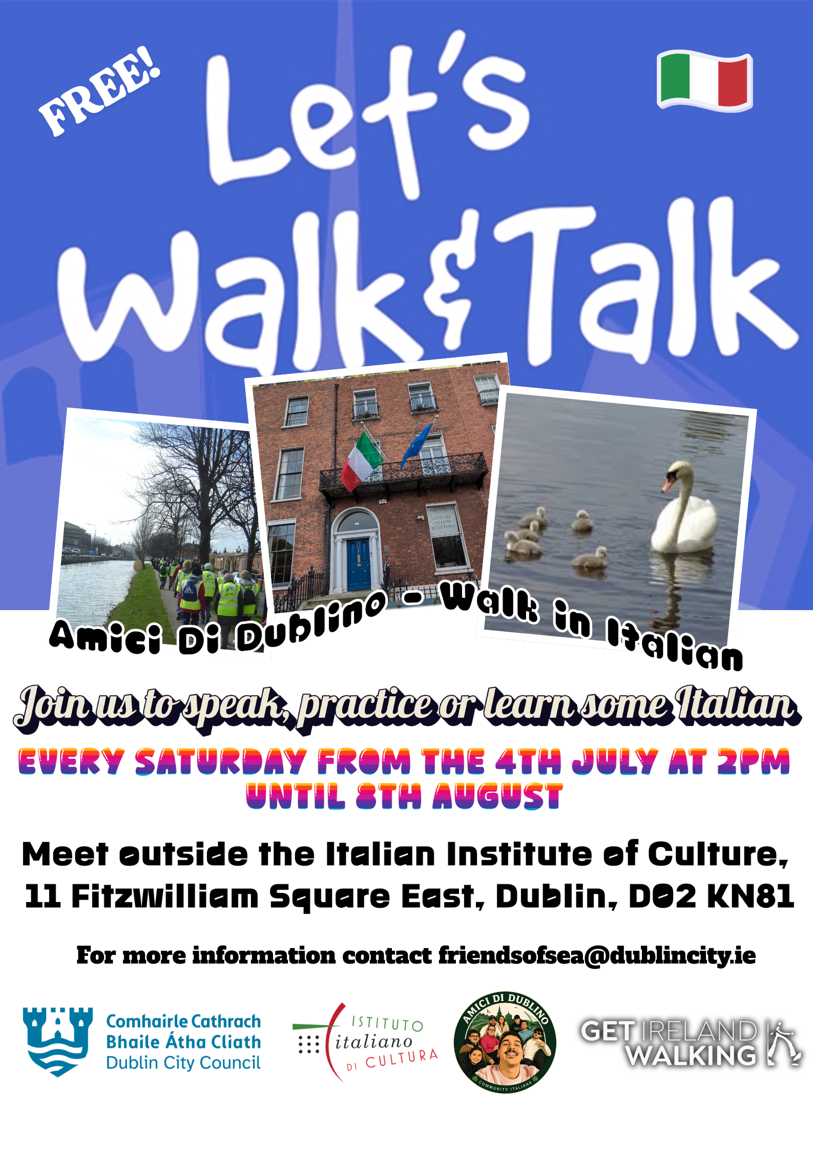 Italian Let’s Walk and Talk